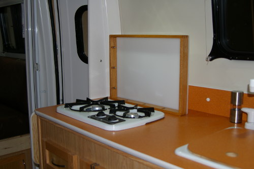 For Sale 2 Burner Stove Cover Cutting Board Fiberglass Rv